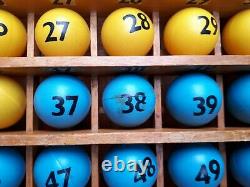 Bingo Blower Balls Rota Thro Bingo Balls 38mm Table Tennis Balls Vintage