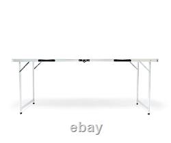 Black & White Monogram 6FT Cup Pong Table