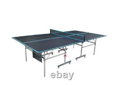 Blue Table Ping Pong Tennis Indoor Official Size Foldable Sport Game Set New Net
