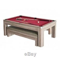 Blue Wave Products NG2535P Newport 7 ft. Pool Table Set With Benches