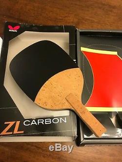 Butterfly Haruvatart ZL Carbon J-Pen Penhold Table Tennis Blade Hinoki Ping Pong