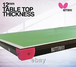 Butterfly Junior Stationary Ping Pong Table 3/4 Size Table Tennis Table S