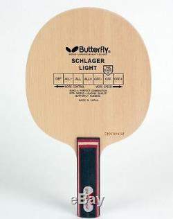 Butterfly Schlager Light Carbon Tischtennisschläger Blade Bat FL/ST Griff 
