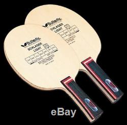 Butterfly Schlager Light Carbon ST ShakeHand Blade, Paddle Table Tennis