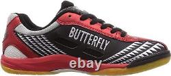 Butterfly Table Tennis Shoes LEZOLINE GIGU Black x Red 93660 913 Ping-pong NEW