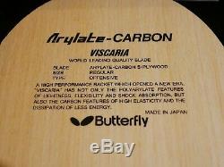 Butterfly Viscaria FL Table Tennis Blade // Fresh, low playing time