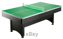 CONVERT YOUR 7', 8' POOL TABLE to FULL SIZE FOLDING TABLE TENNIS PING PONG GAME