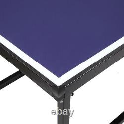 Children's Table Tennis Table (18391.576.5cm) Purple Blue