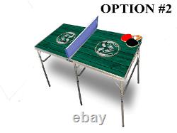 Colorado State University Portable Table Tennis Ping Pong Folding Table withAccess