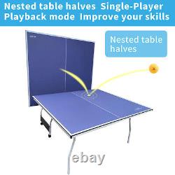 Competition Grade Indoor Ping Pong Table Regulation Size