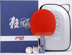 DHS Hurricane #2 No. 2 Table Tennis Paddle/Bat, PingPong Racket, NEW, GBP