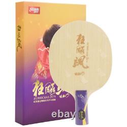 DHS Hurricane Sun Ping Pong Table Tennis Blade 5+2 Ine Ply Arylate-Carbon Fiber