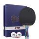 Dhs Ping Pong Paddles Table Tennis Racket With Carrying Case Rubber