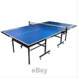 Donnay Indoor Table Tennis Ping Pong Table Blue Full Size Adjustable