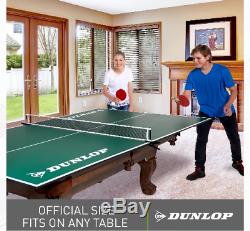 Dunlop Official Size Table Tennis Conversion Top Pre-Assembled Post Ping Pong