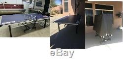 ESPN Official Size 18mm 2 Piece Indoor 9' x5 Tournament Table Tennis with Cover