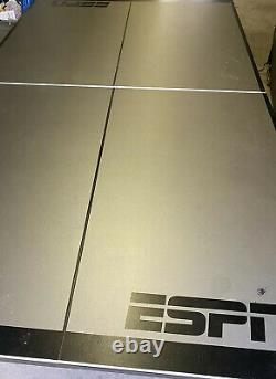 ESPN Official Size Table Tennis Ping Pong Table For Single or 2 Players