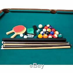 EastPoint Sports 87 Sinclair Billiard Pool Table with Table Tennis Top Green