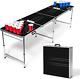Easy Folding Drinking Game Pong Tailgate Tables With Cups And Balls, Perfect For