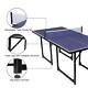Foldable 6'x3' Ping Pong Table Game Mdf Train Family Home Use Tennis Withnet Sport