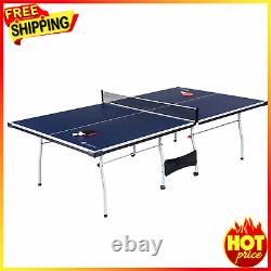 Foldable Indoor-Outdoor Ping Pong 95 Table MD Sports Paddles Balls Net Included