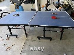 Foldable Ping Pong Table without Net Indoor Outdoor Table Ping Pong Foldable