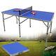 Foldable Table Tennis Ping Pong Sports Indoor Outdoor With Net Paddles&balls