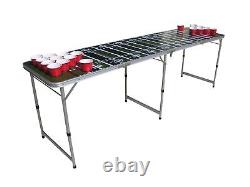 Football Field Beer Pong Table with Predrilled Cup Holes