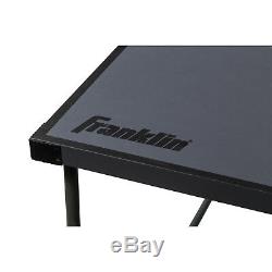 Franklin Sports Easy Assembly Table Tennis Table Black Portable Activity Play