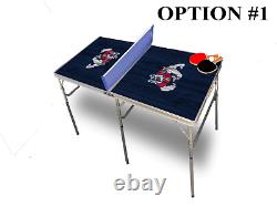 Fresno State University Portable Table Tennis Ping Pong Folding Table withAccessor