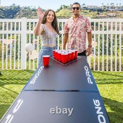 GoPong PRO 8 Foot Premium Beer Pong Table heavy-duty (Black, 36-Inch Tall)×1