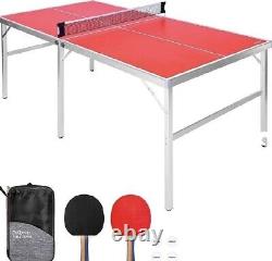 GoSports 6' x 3' Table Tennis Set