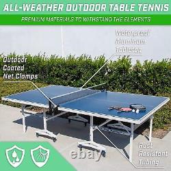 GoSports All-Weather Outdoor Tournament Table Tennis Set