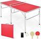 Goplus Foldable Ping Pong Table, 100% Preassembled, Portable Table Tennis Table