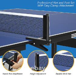 Goplus Professional Table Tennis Table Indoor/Outdoor Foldable Ping-Pong Table