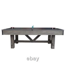 Hathaway Logan 7-ft 3-in-1 Multi Game Dining Table with Pool and Ping Pong