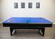 Hathaway Maverick 7-foot Pool / Table Tennis Game With Red Felt And Blue Surfaces