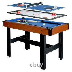 Hathaway Triad 3-in-1 Multi Game Table With Pool, Ping Pong, Hockey