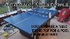 How To Make Build A Table Tennis Ping Pong Top For A Pool Table