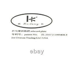 Huilang Ping Pong Patent Return Board trainer (Combo Model)