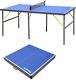 Iunnds 6x3ft Mid-size Table Tennis Tables Indoor/outdoor Portable Ping Pong Ta