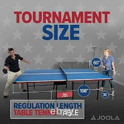 Indoor 15mm Ping Pong Table with Quick Clamp Ping Pong Net Set Americana
