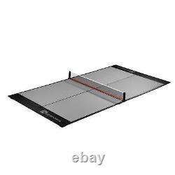 Indoor Foldable Table Tennis Conversion Top Foldable with Net Compact Ping Pong