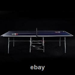 Indoor Outdoor Ping Pong Table Tennis Folding 108 x 60 with Paddles & Net