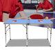 Indoor/outdoor Table Tennis Ping Pong Table With Paddle Great For Small Spaces