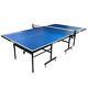 Indoor Outdoor Table Tennis Table Fixed With Bats And Balls Adjustable Feet