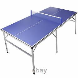 Indoor Outdoor Tennis Table Ping Pong Sport Official Size Family Party with Net