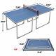 Indoor Outdoor With Paddle Great For Small Spaces Table Tennis Ping Pong Table