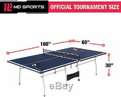Indoor Play MD Sports 4 Piece Table Tennis Ping Pong Kids Fold-Up 9x5
