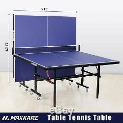 Indoor Pong Pong Table Tennis Table 95% Preassembled Out of the Box